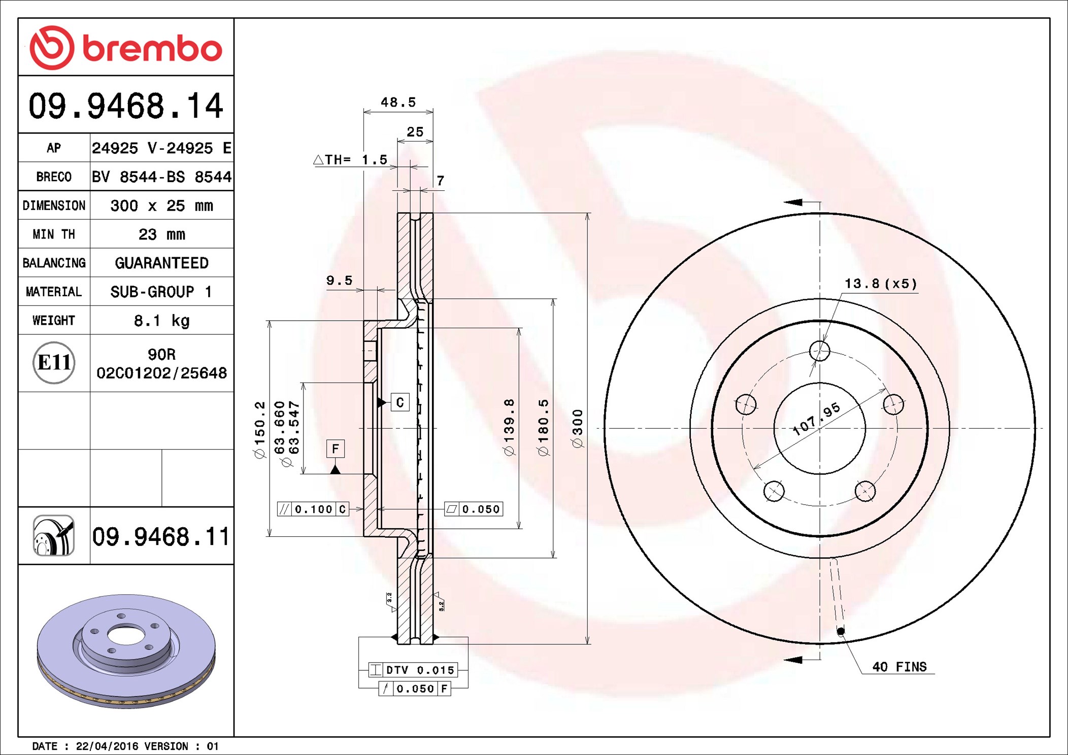 Brembo 09.9468.11