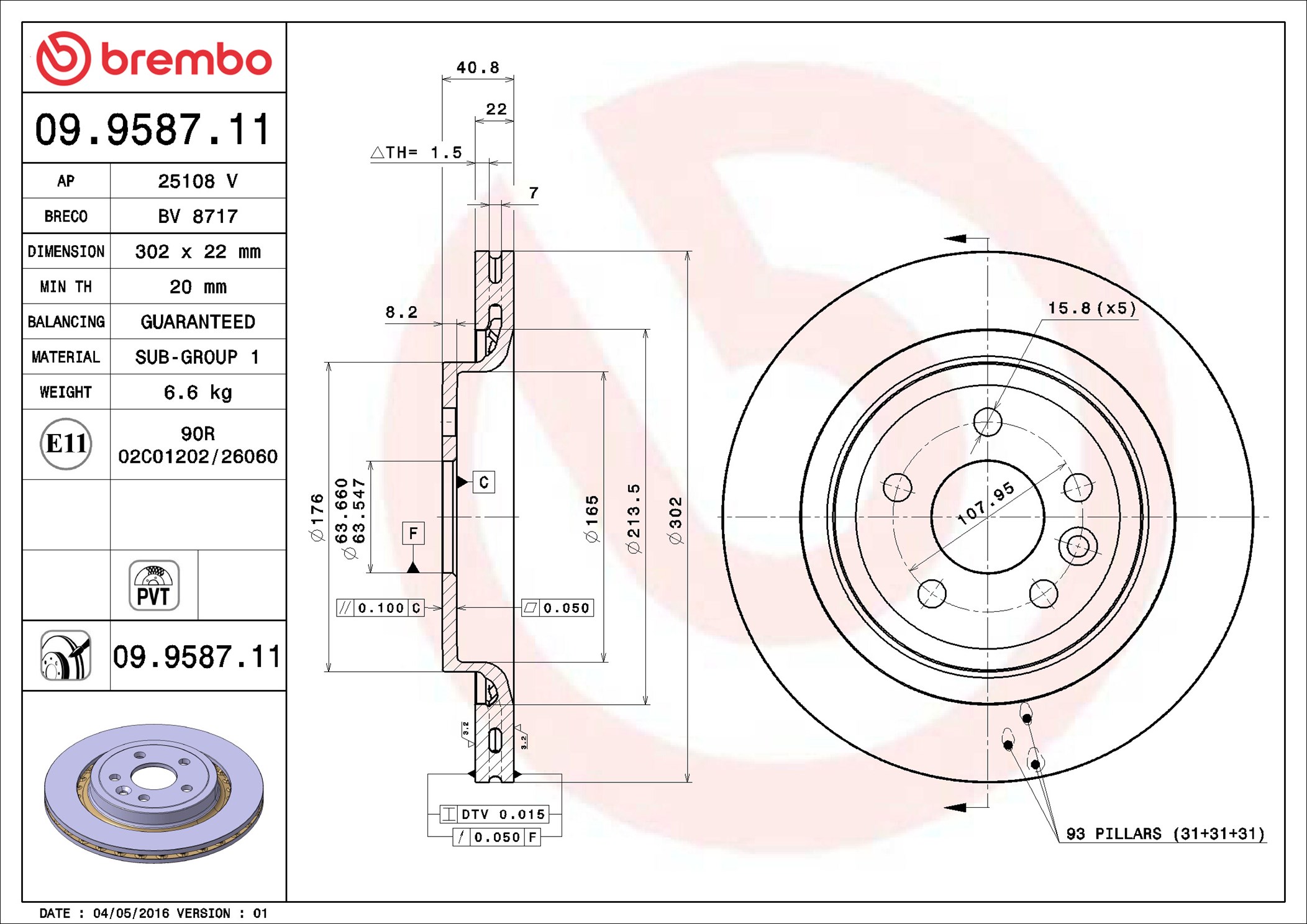 Brembo 09.9587.11