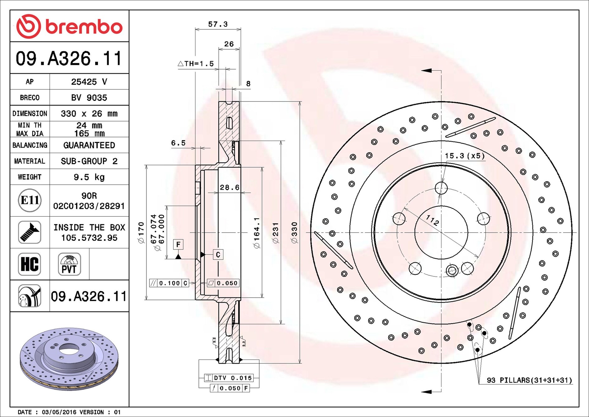Brembo 09.A326.11