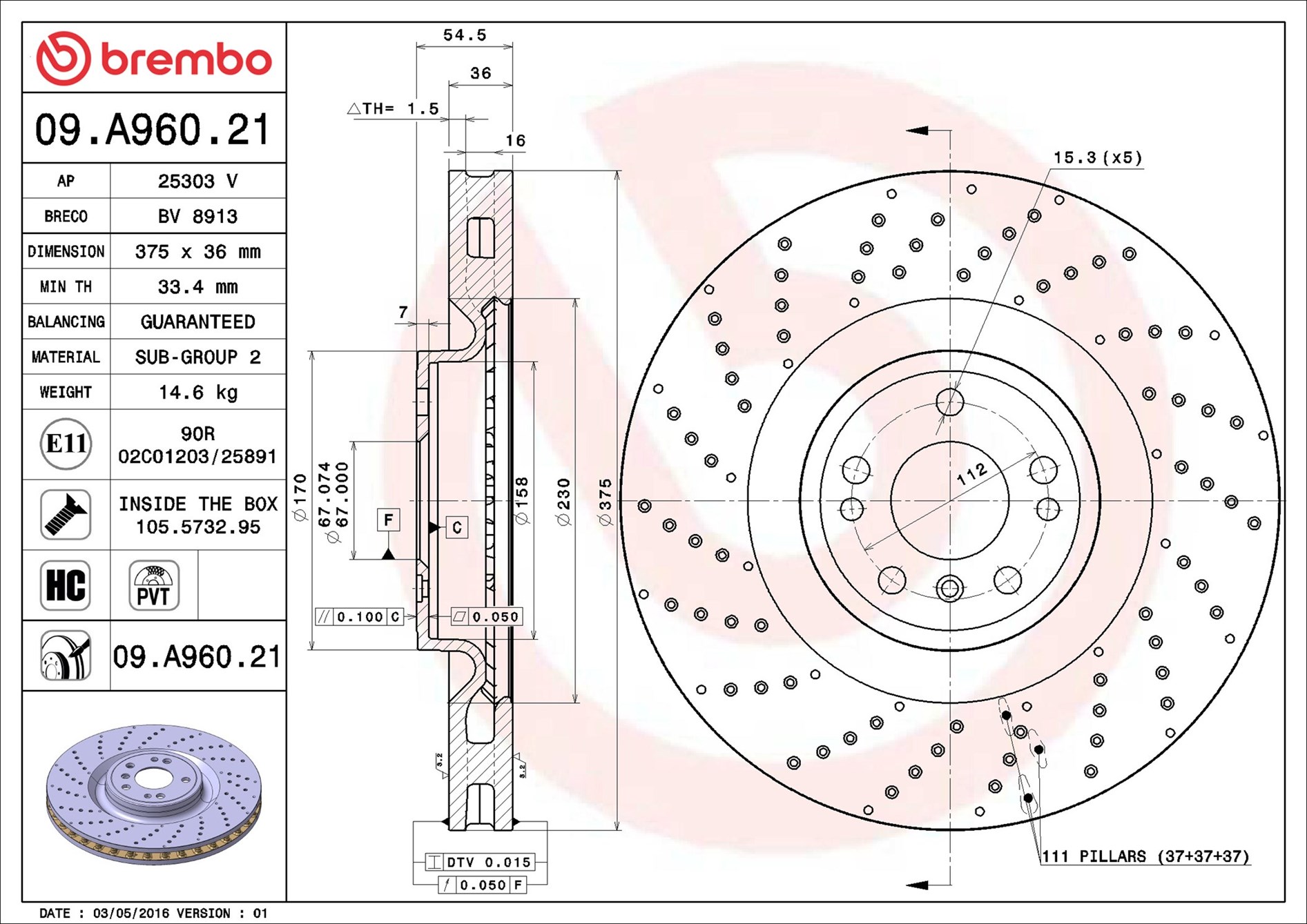 Brembo 09.A960.21