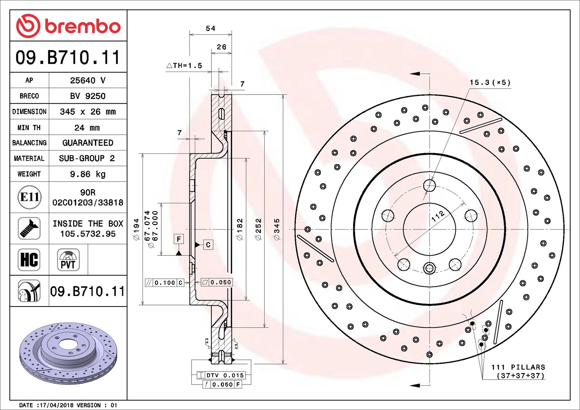 Brembo 09.B710.11