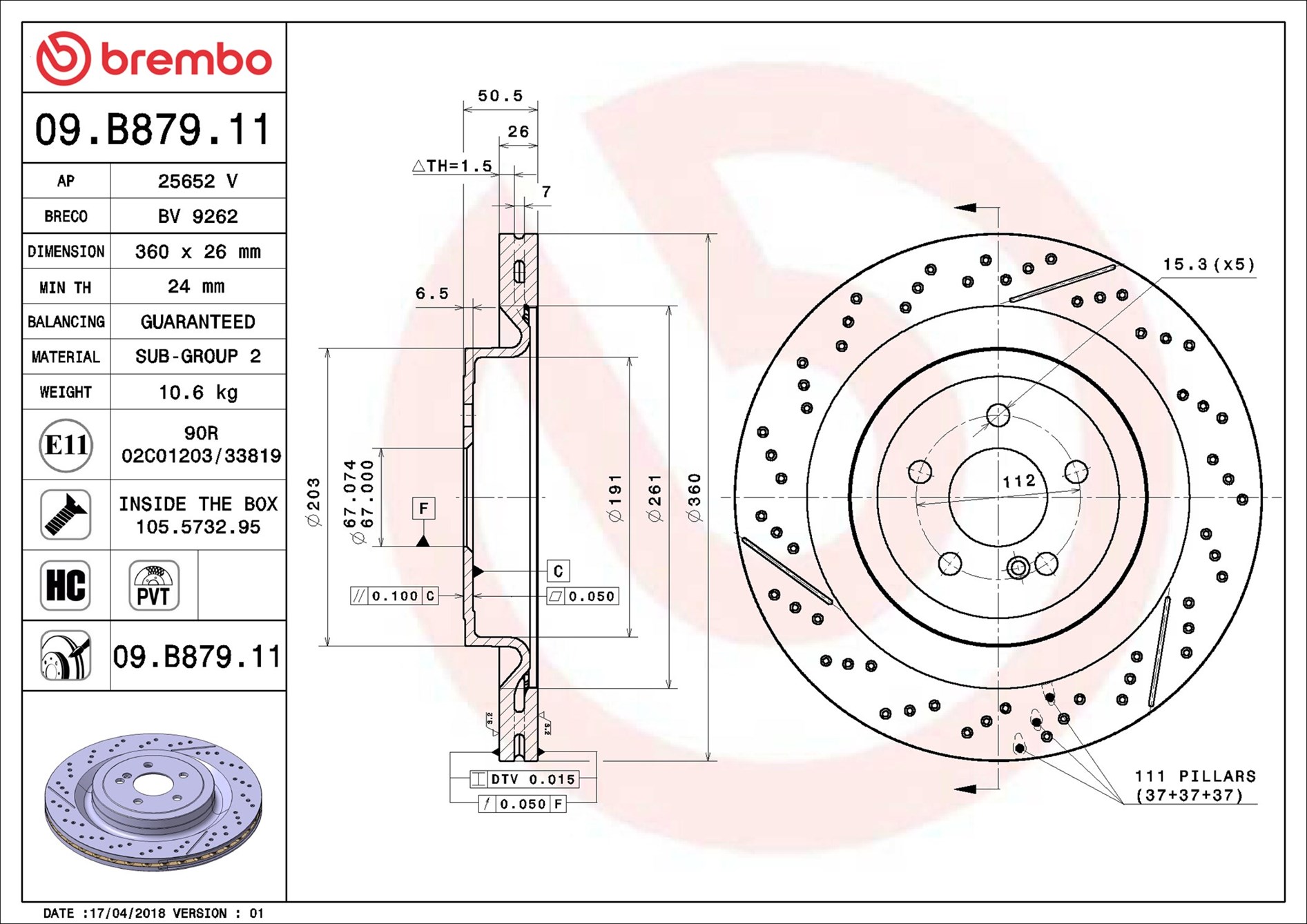 Brembo 09.B879.11