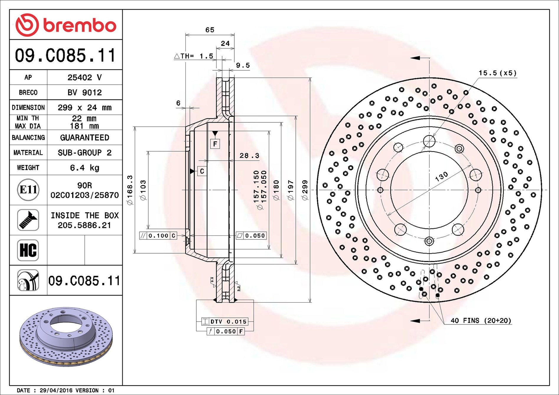 Brembo 09.C085.11
