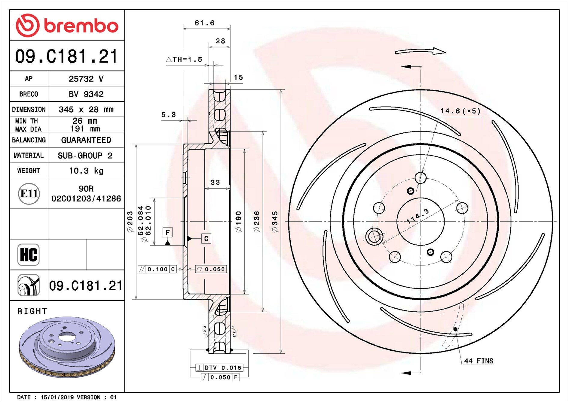 Brembo 09.C181.21