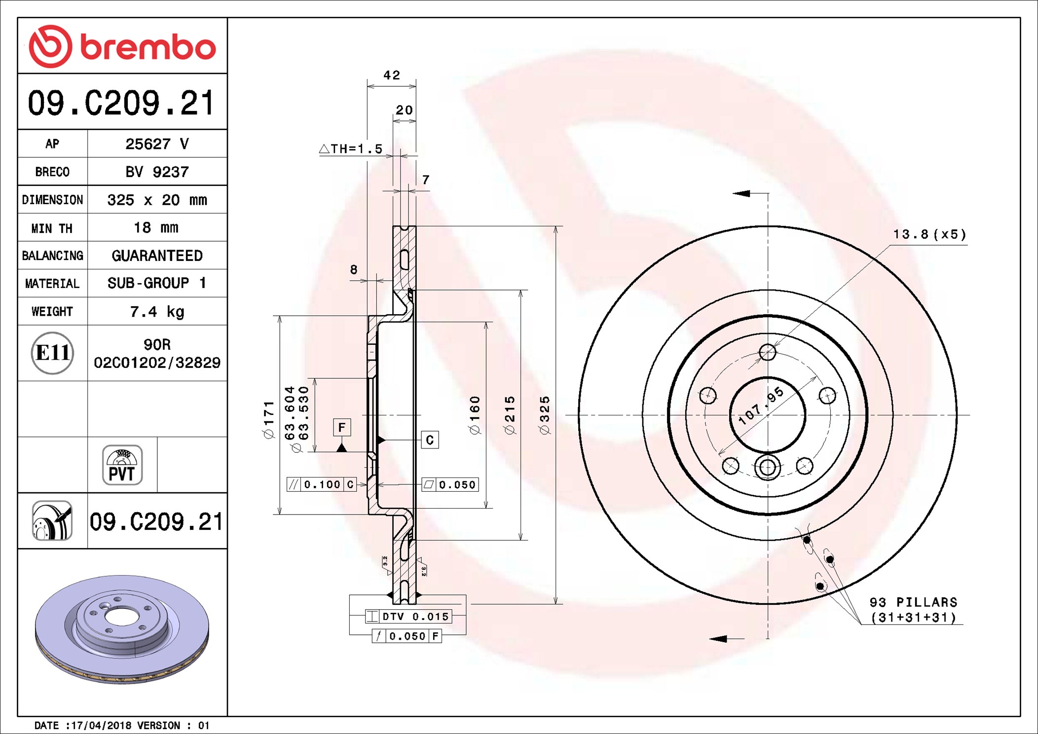 Brembo 09.C209.21