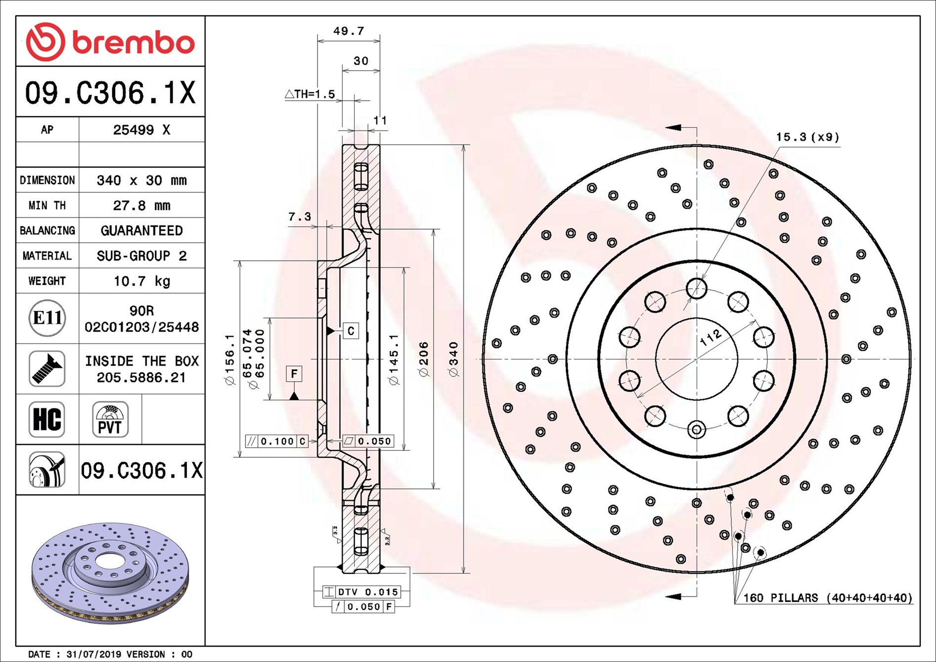 Brembo 09.C306.1X