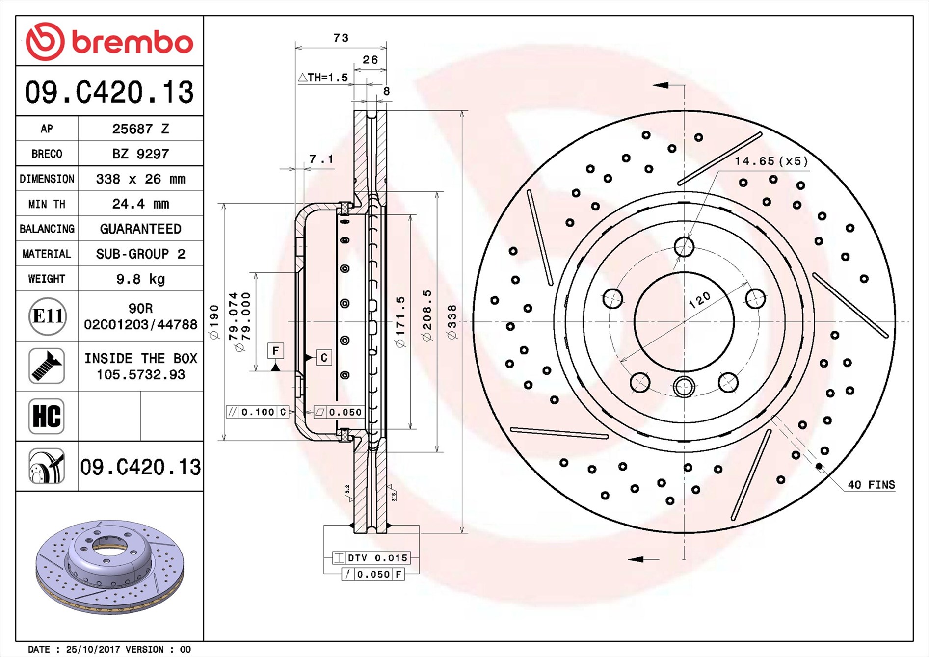 Brembo 09.C420.13