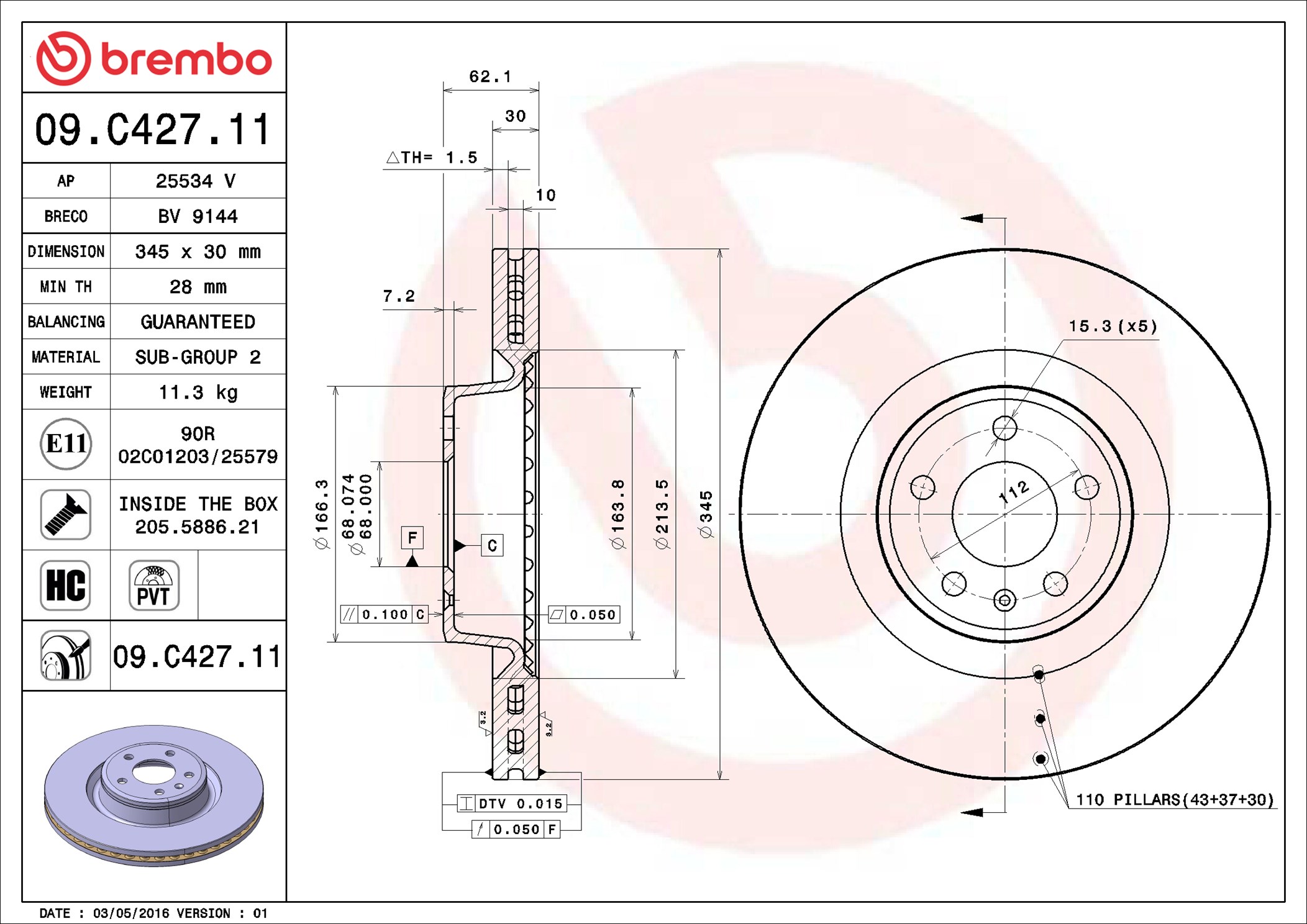 Brembo 09.C427.11
