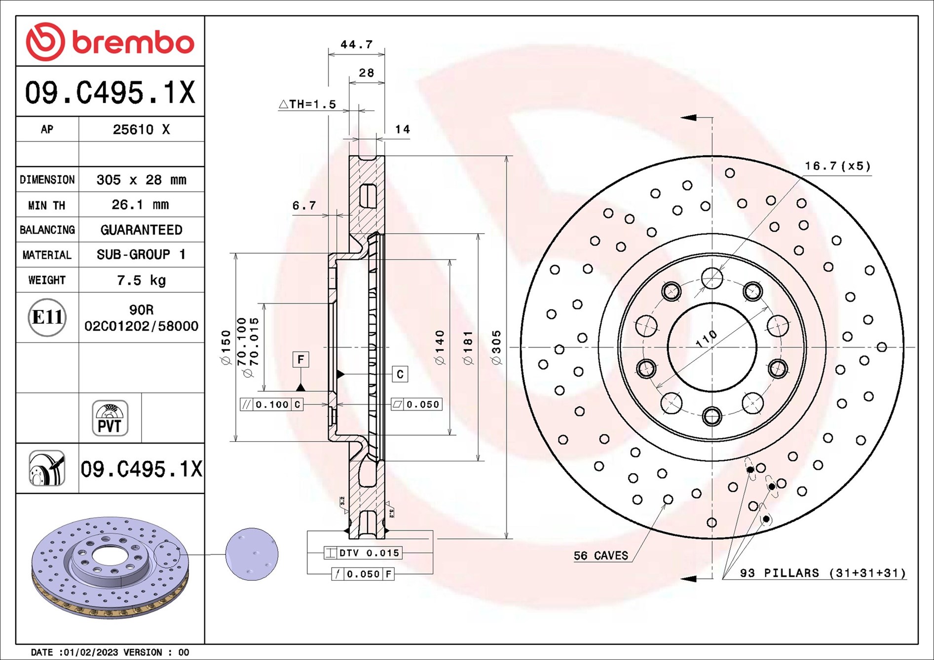 Brembo 09.C495.1X