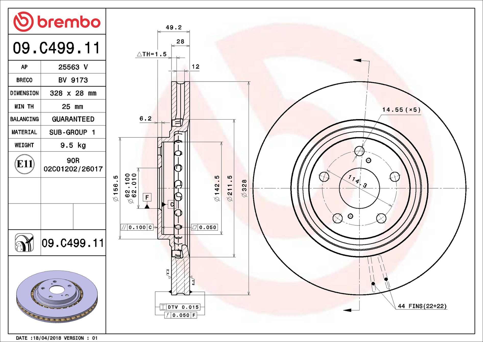Brembo 09.C499.11
