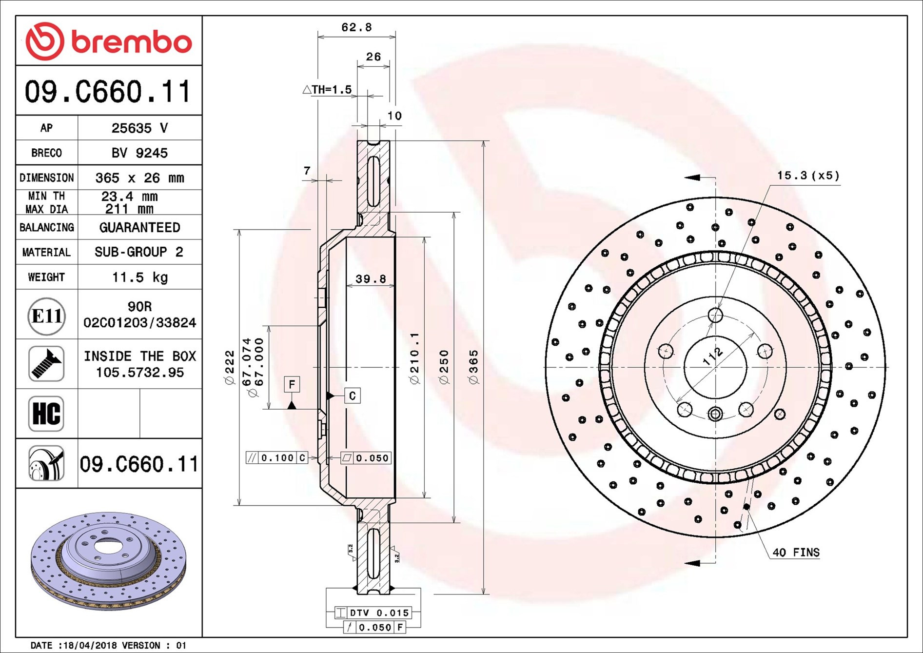 Brembo 09.C660.11