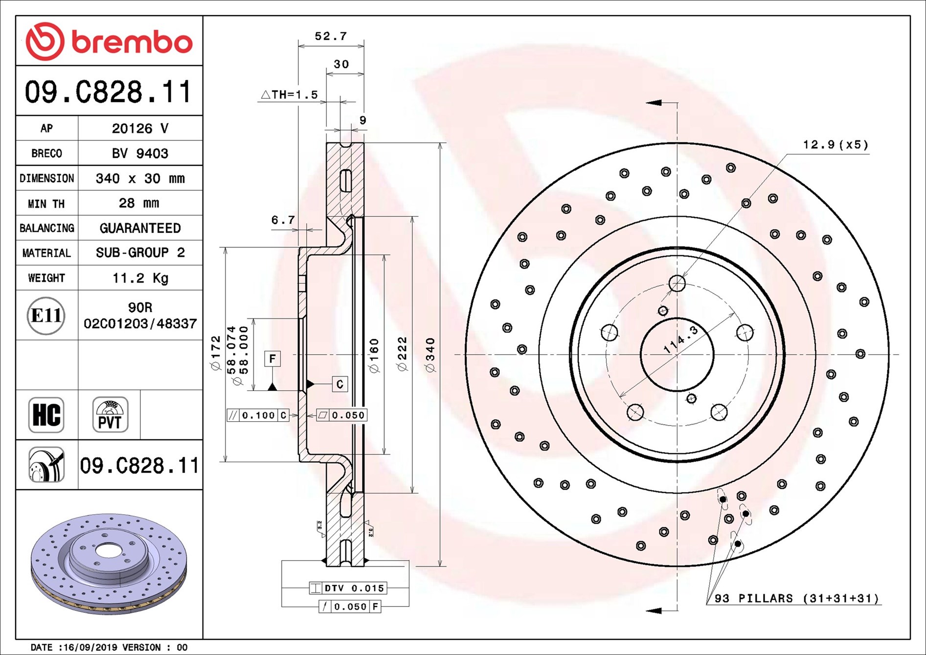 Brembo 09.C828.11