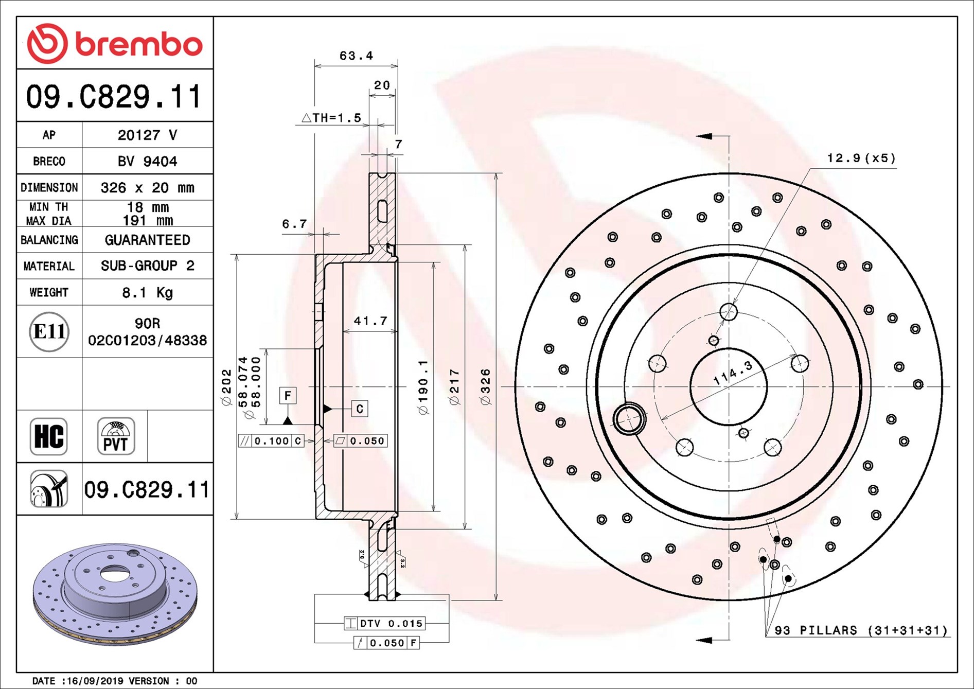 Brembo 09.C829.11