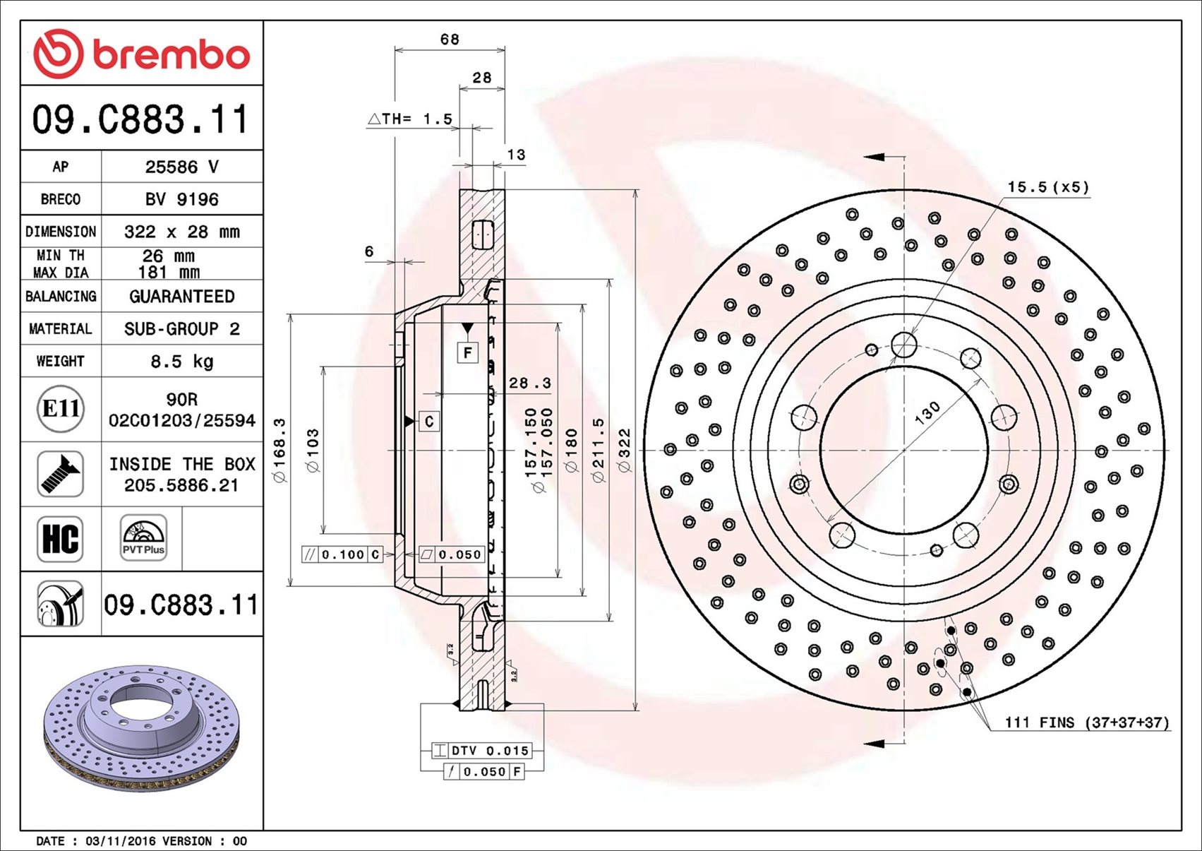 Brembo 09.C883.11