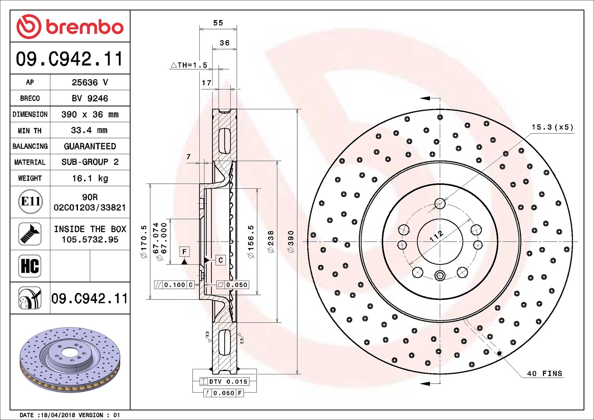 Brembo 09.C942.11
