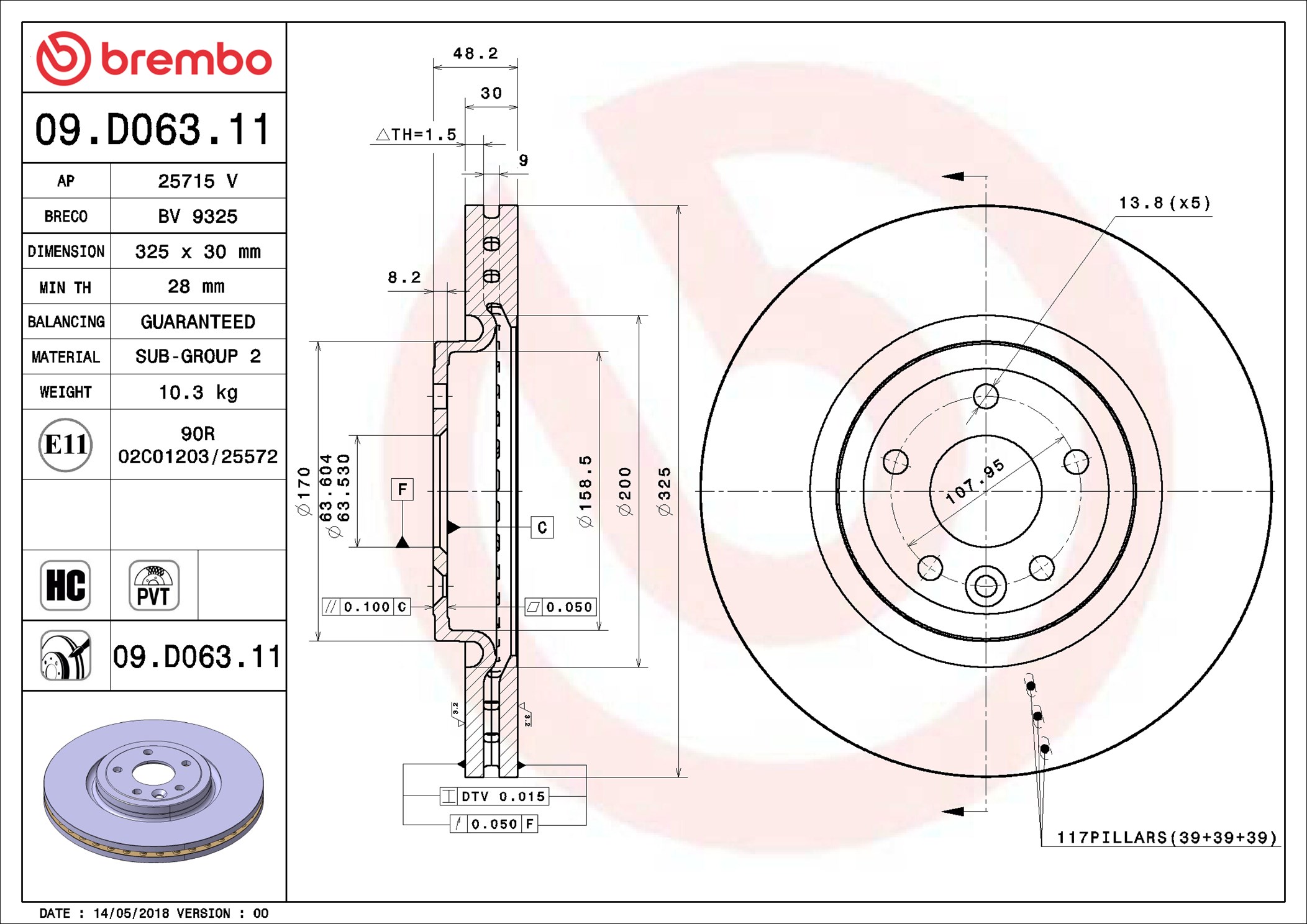 Brembo 09.D063.11