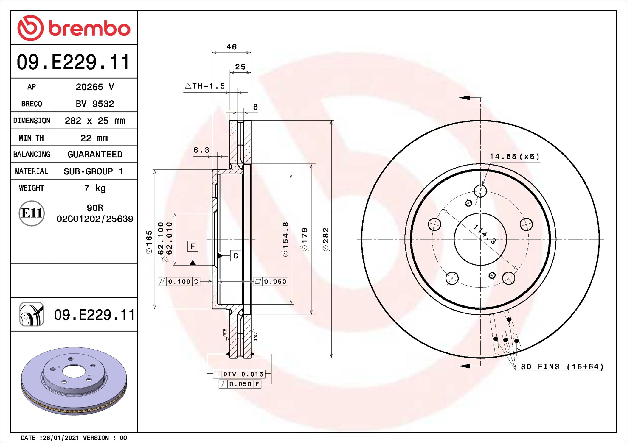 Brembo 09.E229.11