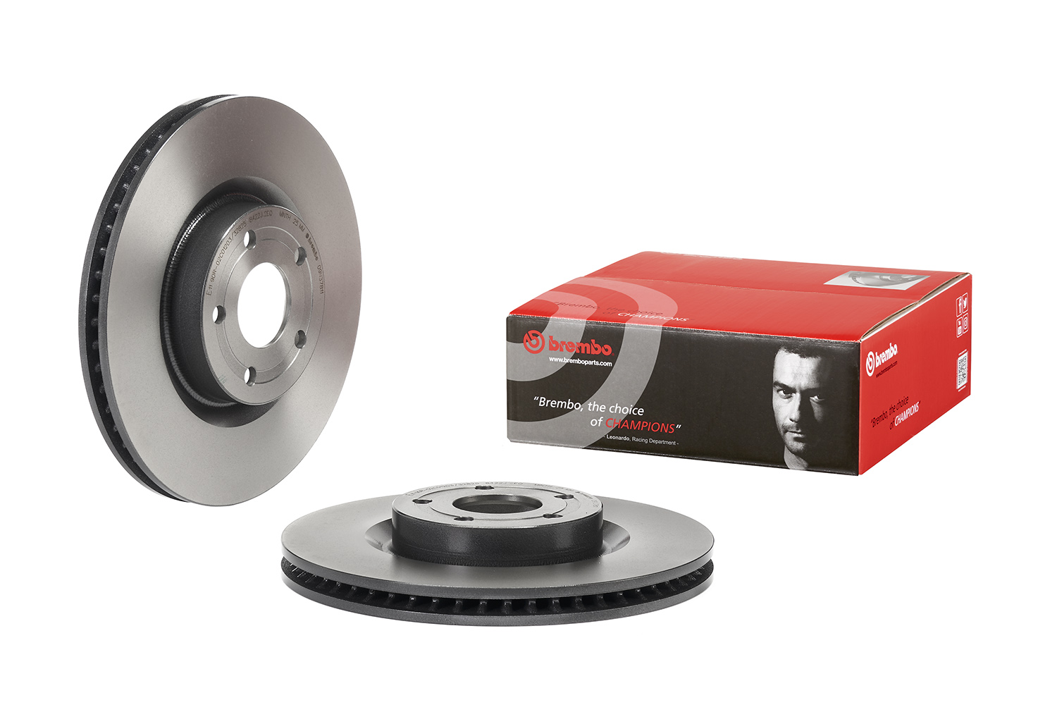 Brembo 09.N378.11 2x Brake Discs Pair Vented