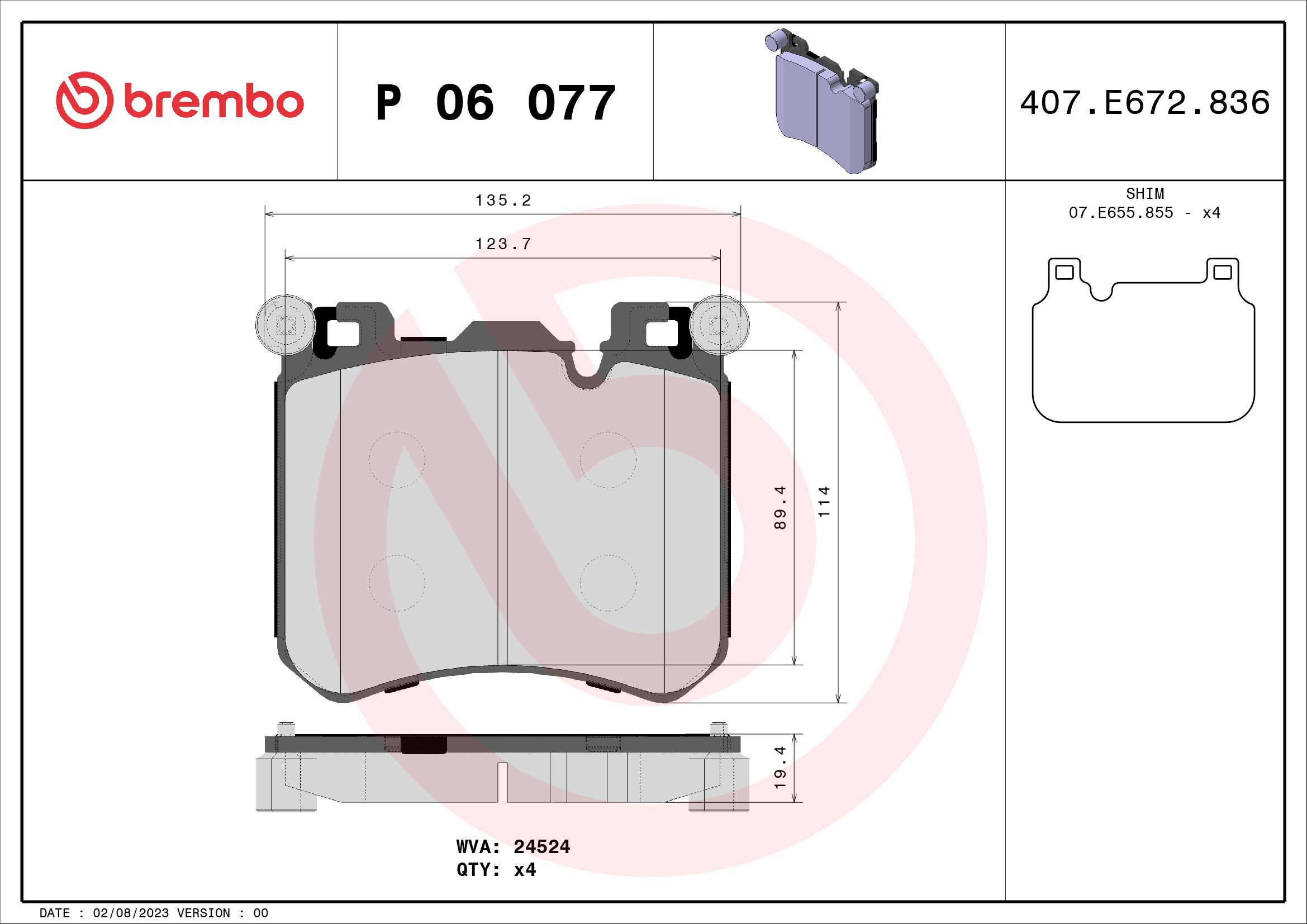 Brembo P06077