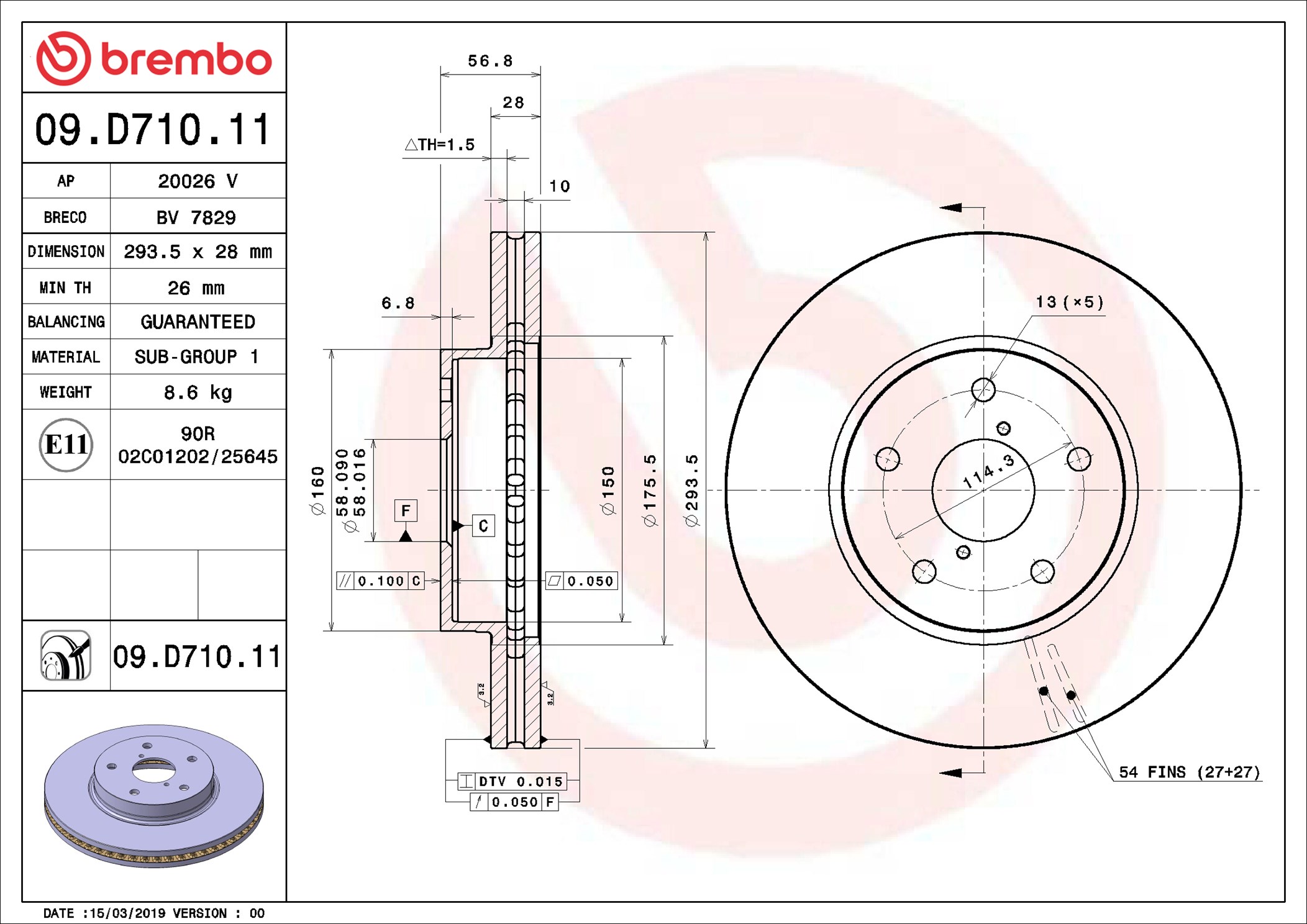 Brembo 09.D710.11