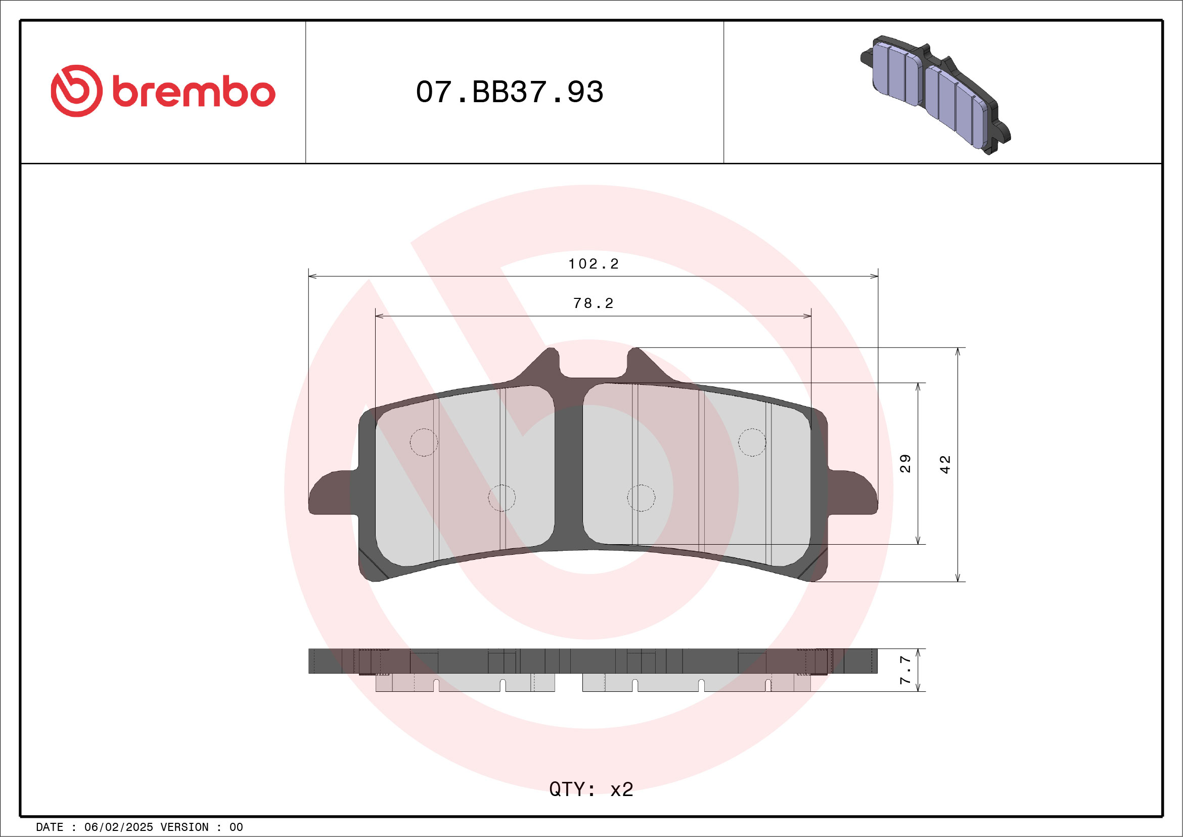 Brembo 07BB3793
