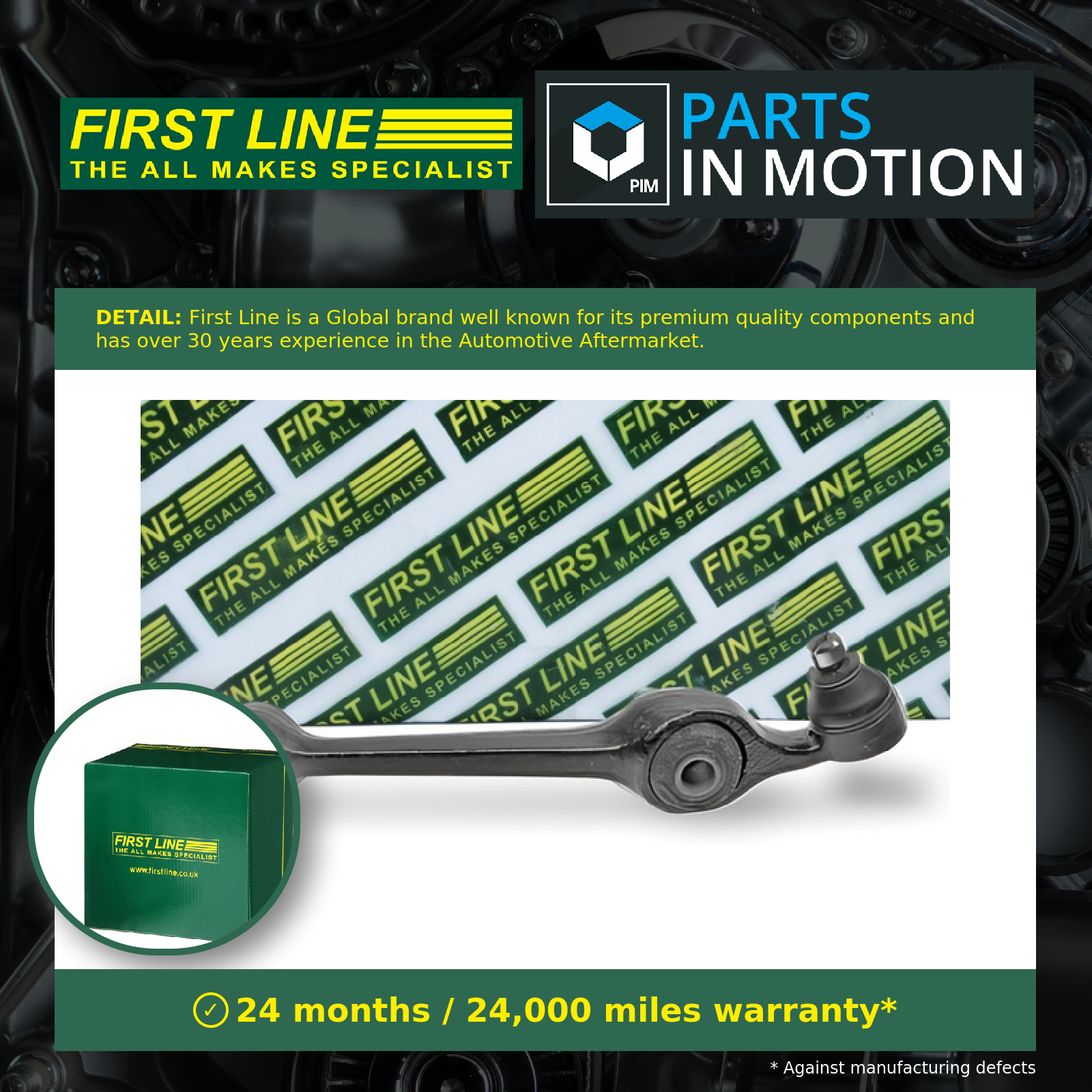 First Line Wishbone / Suspension Arm Front Right FCA5521 [PM142992]