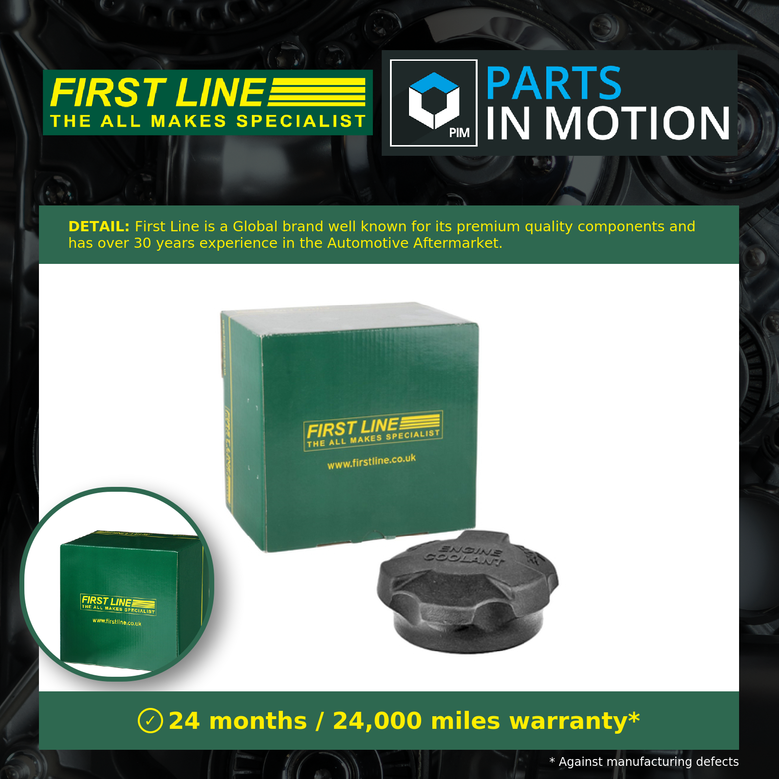 First Line Radiator Cap FRC144 [PM874955]