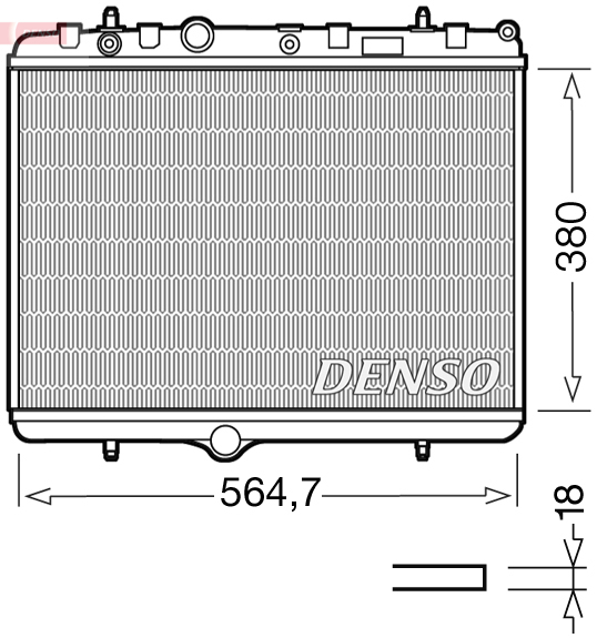 Denso DRM21055 Radiator