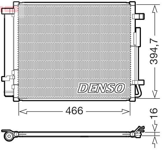 Denso DCN41032 Air Con Condenser