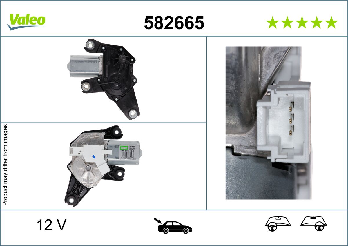 Valeo 582665 Wiper Motor