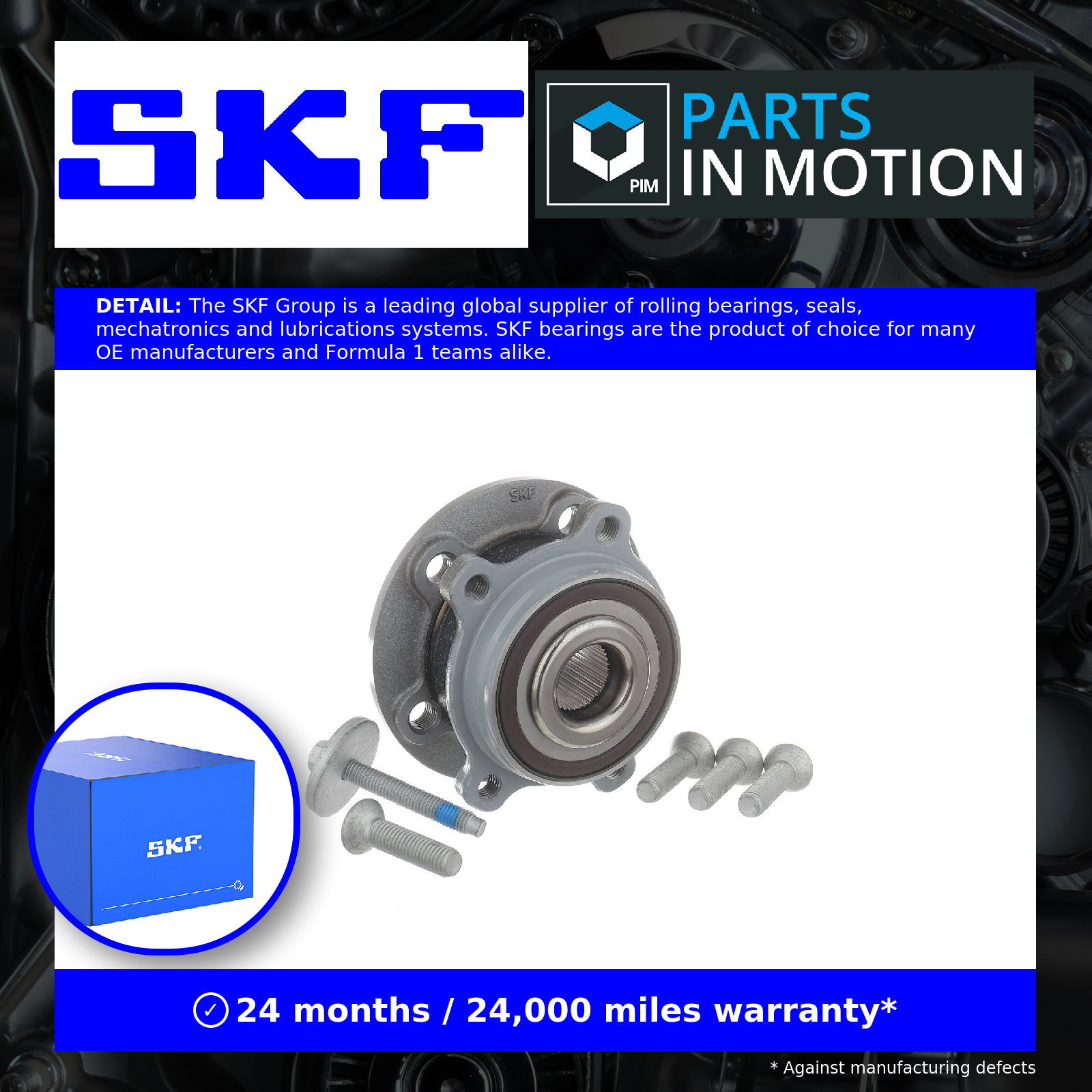 Wheel Bearing Kit fits VOLVO V90 Mk2 2.0 2016 on SKF 31429293 31476967 32221050 - Image 5