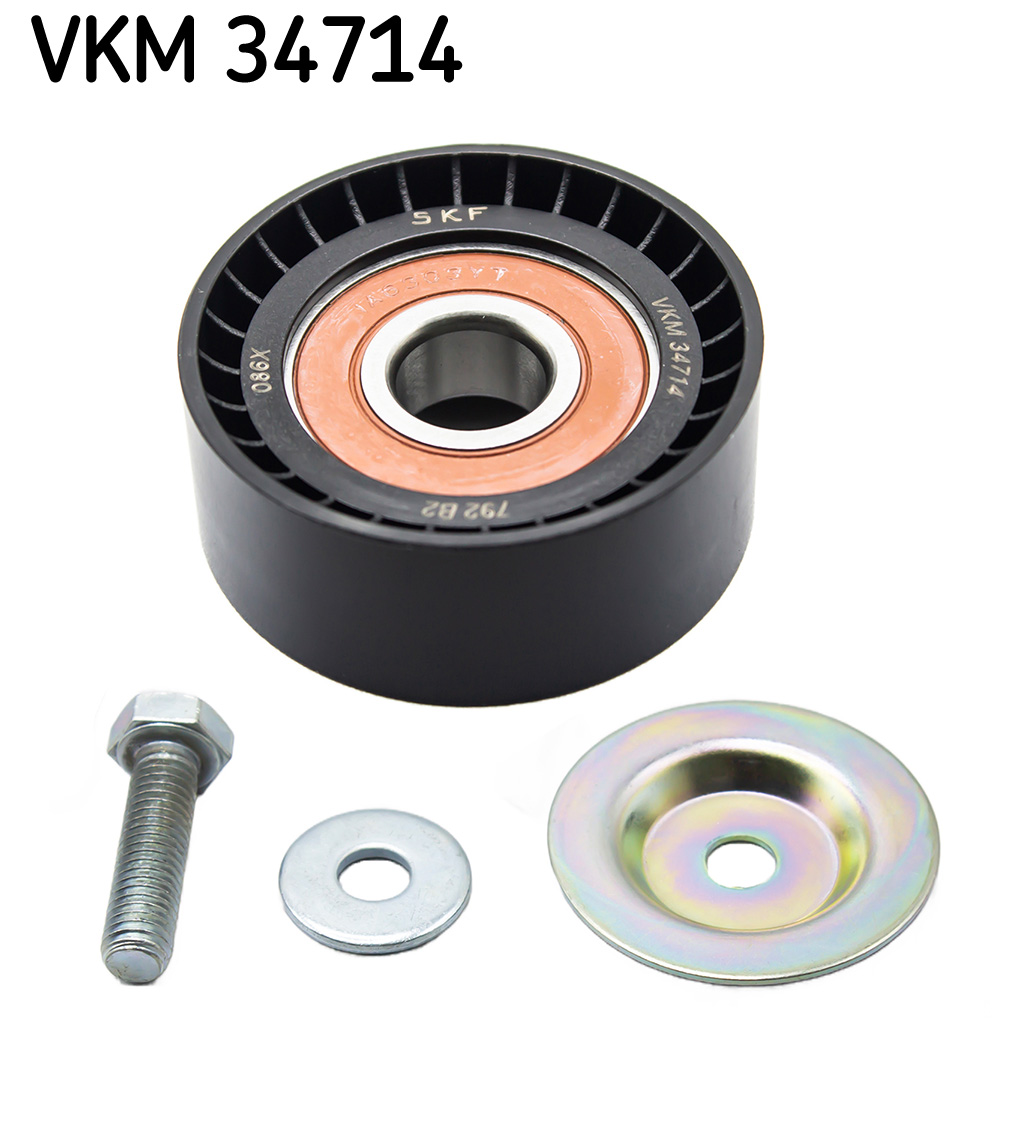 SKF VKM34714 Aux Belt Idler Pulley