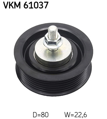 SKF VKM61037 Aux Belt Idler Pulley