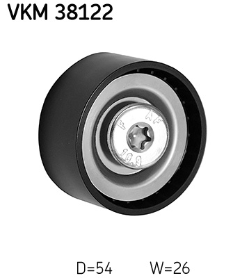 SKF VKM38122 Aux Belt Idler Pulley