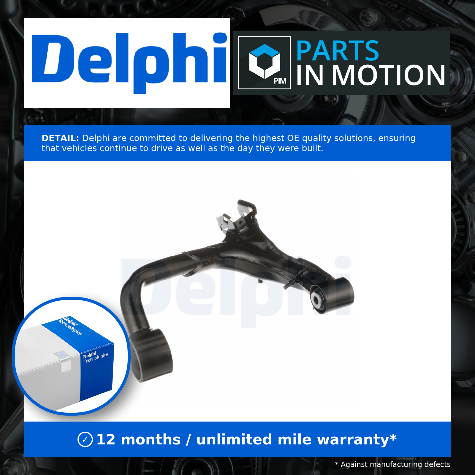 Delphi Wishbone / Suspension Arm TC3776 [PM1762069]