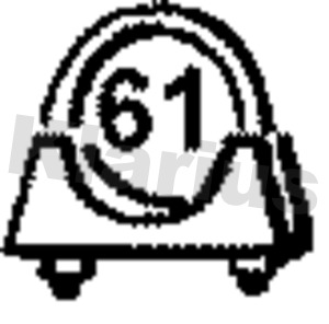 Klarius HDC11AW Exhaust Clamp