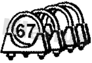 Klarius SYC12CV Exhaust Clamp