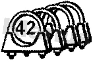 Klarius SYL5EP Exhaust Clamp