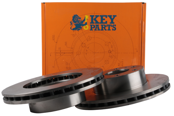 Key Parts KBD4709 2x Brake Discs Pair Vented