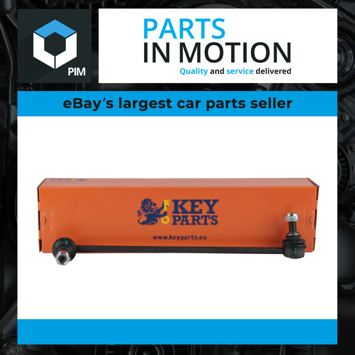 2x Key Parts Anti Roll Bar Link Front Left or Right KDL6732 [PM1190461]