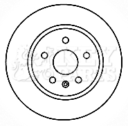 Key Parts KBD4766 2x Brake Discs Pair Vented