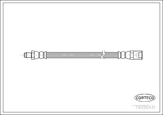 Corteco 19026431 Brake Hose
