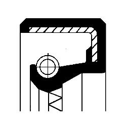 Corteco 19035001B Shaft Seal, Wheel Hub