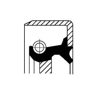 Corteco 19027911B Shaft Seal