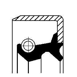 Corteco 19019542B Shaft Seal