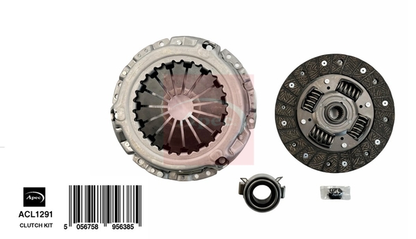 Apec ACL1291 Clutch Kit 3pc (Cover+Plate+Releaser)