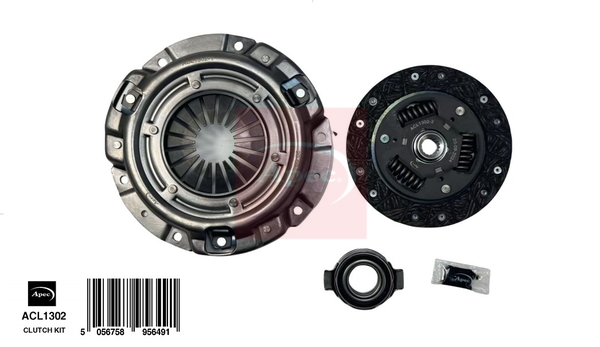Apec ACL1302 Clutch Kit 3pc (Cover+Plate+Releaser)