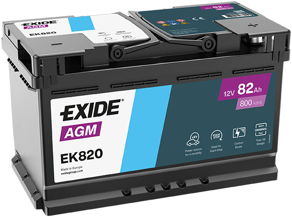 Exide EK820 AGM Car Battery