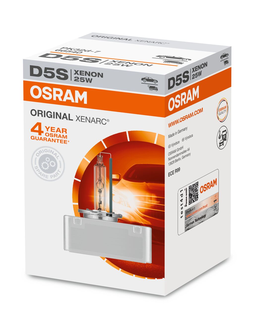 Osram 66540 D5s Xenarc Original Hid