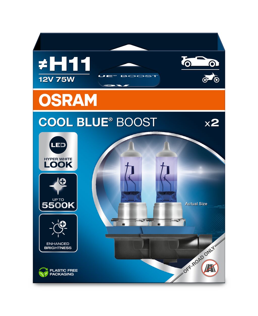 Osram Bulb, cornering light / Bulb, daytime running light / Bulb, front fog light / Bulb, headlight / Bulb, spotlight